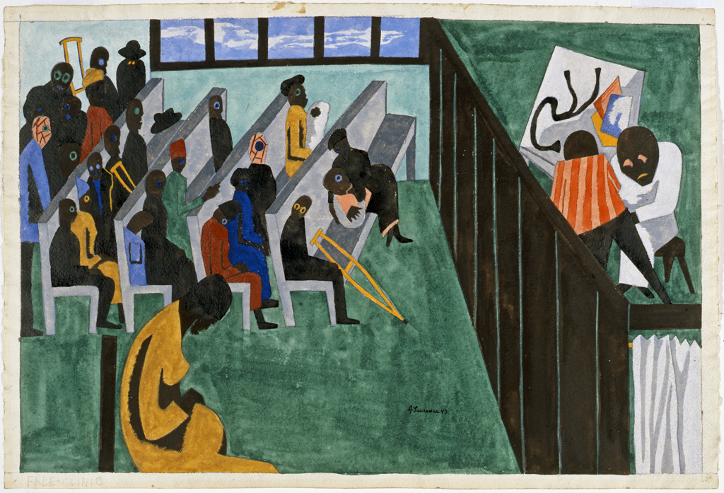 JACOB LAWRENCE — notizie nel post precedente — SERIE SULL’OSPEDALE